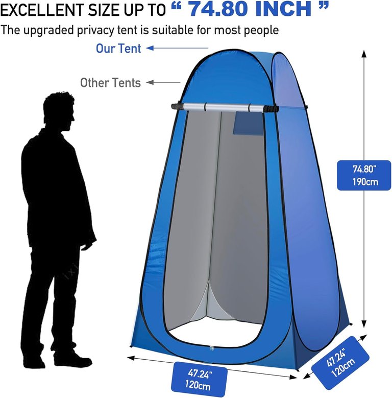 Privacy Tent Portable Changing Room Shower Tent For Camping Privacy Shelters Outdoor Camp Toilet Foldable Sun Shelter Rain Shelter