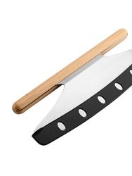 Professional Grade Design Pizza Tools Stainless Steel Rocker with Blade Protective Cover