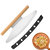 Professional Grade Design Pizza Tools Stainless Steel Rocker with Blade Protective Cover