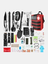 Professional Survival 235 Pcs Gear First Aid Tool Gift For Men Camping Outdoor Adventure Boat Hunting Hiking & Earthquake
