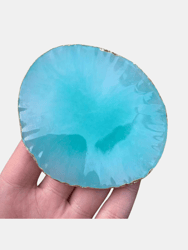Quartz Resin Agate Coaster Candle Pad For Coffe Table Or Nail Art