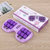 Refelxology Rolling Massage Beads Texture Roller 3D Floating Point Tool Foot Massage Roller Mat - Purple
