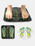 Reflexology Acupressure Mat Pad Massager Massage Foot Stone Foot Leg Pain Reliever - Bulk 3 Sets
