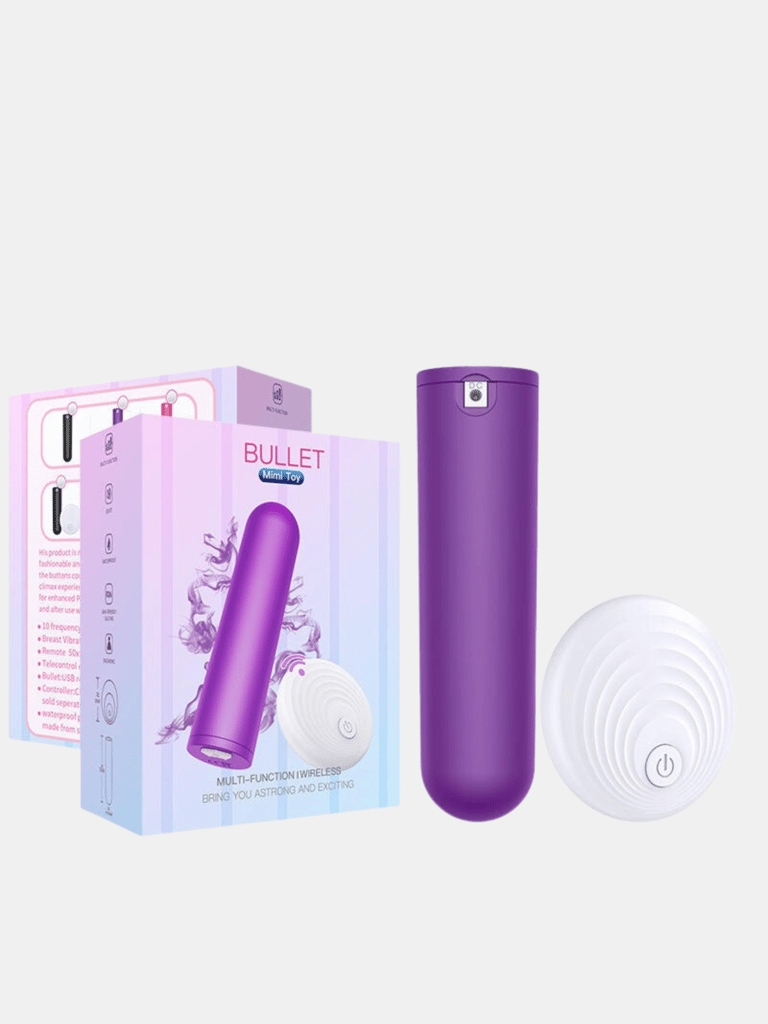 Remote Control Wireless 10 Speed Rechargeable Bullet Vibrator