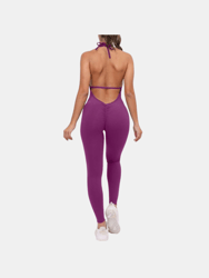 Romper Scrunch Butt Jumpsuit Yoga Deep V-neck Clothing Fitness Backless Gym