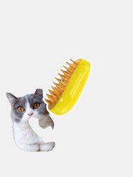 Self Cleaning Cat Steamy Brush For Massage Grooming Removing Tangled Loose Hair - Bulk 3 Sets