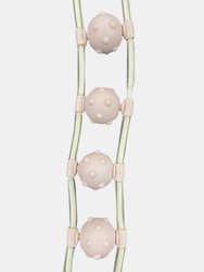 Seven-Balls Back Roller Massager Back Puller Stretch Shoulder Neck Arm Leg Waist Stretch Relax Body Stretch Muscles - Pink