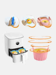 Silicone Air Fryer Egg Mold, Reusable Nonstick Air Fryer Egg Poacher, Silicone Cupcake Baking Cups, Silicone Ramekins For Air Fryer Accessories
