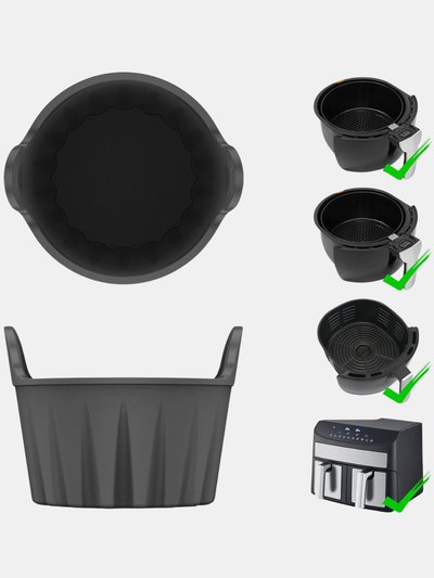 Vigor Silicone Air Fryer Egg Mold, Reusable Nonstick Air Fryer Egg Poacher, Silicone Cupcake Baking Cups, Silicone Ramekins For Air Fryer Accessories product