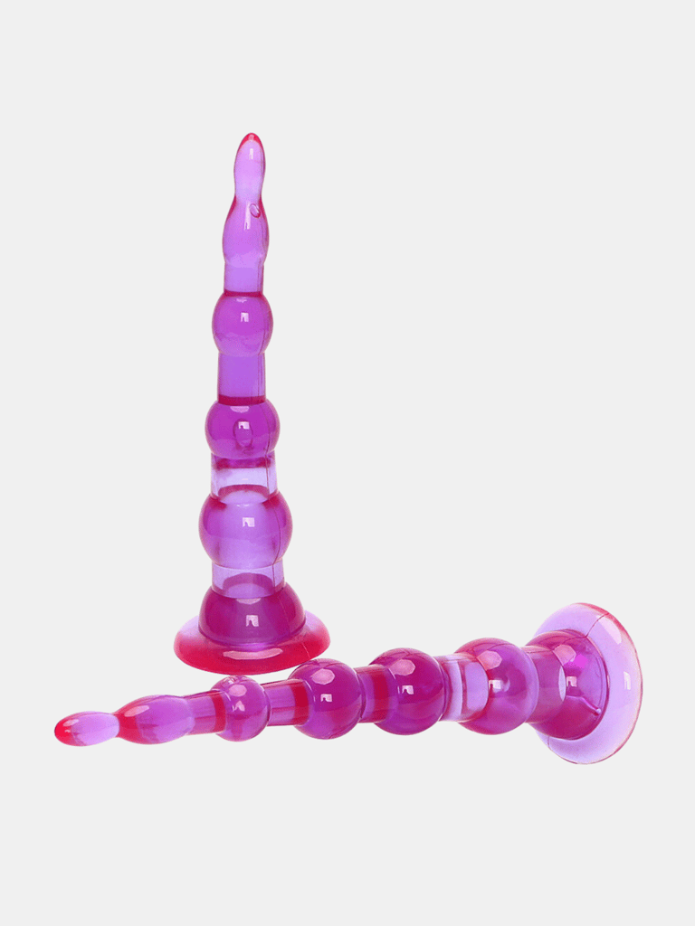 Silicone Anal Long Bead - Super Fun all Night - Purple