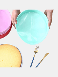 Silicone Cake Molds For Baking, Nonstick Baking Pans For Layer Cake 9.5 inches - Bulk 3 Sets