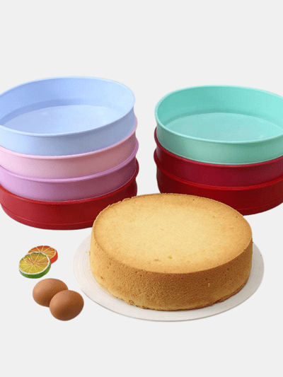Vigor Silicone Cake Molds For Baking, Nonstick Baking Pans For Layer Cake 9.5 inches - Bulk 3 Sets product