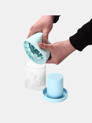 Silicone Ice Bucket Cup Mold Round Cylinder Ice Cube Making Mould - Bulk 3 Sets
