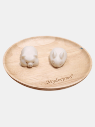 Silicone Mousse Cake Mold Bunny Piggy Baking Tray Dessert Mold Pastry - 2 Pcs
