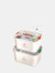 Sleek Household Medical Box Emergency Medical Storage Box Drug Large Capacity Box Drug Storage Box - Bulk 3 Sets
