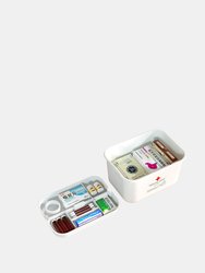 Sleek Household Medical Box Emergency Medical Storage Box Drug Large Capacity Box Drug Storage Box - Bulk 3 Sets