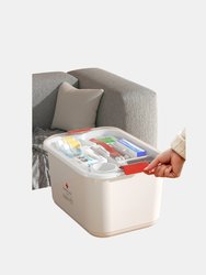 Sleek Household Medical Box Emergency Medical Storage Box Drug Large Capacity Box Drug Storage Box