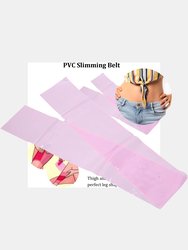 Slimming Belt Waist With Burn Fat, 2 Pcs Waist Trimmer Belt PVC Waist Leg Thigh Wrap Shaper Slimming Belt Weight Loss Wrap