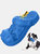 Slipper Shape Dog Toys For Chewing Teeth Cleaner Interactive Sounding Dog Toy For Aggressive Chewers - Bulk 3 Sets - Blue