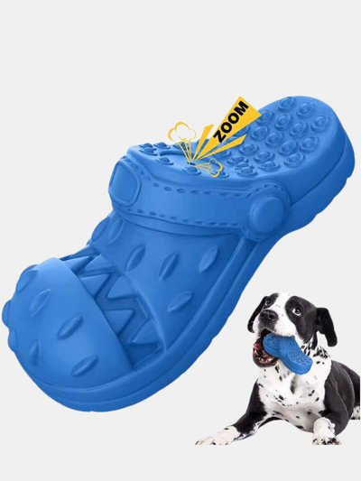 Vigor Slipper Shape Dog Toys For Chewing Teeth Cleaner Interactive Sounding Dog Toy For Aggressive Chewers - Bulk 3 Sets product