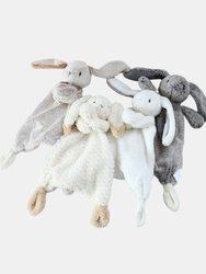 Soothing Security Bunny  and Sleeping Bunny With Blanket Multi Pack (Bulk 3 Sets)