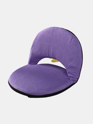 Specatator Cushion Fabric With Back Folding Stadium Seat Indoor Floor Bleacher Chairs - Bulk 3 Sets