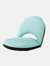 Spectator Cushion Fabric With Back Folding Stadium Seat Indoor Floor Bleacher Chairs - Blue
