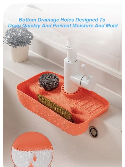 Vigor Splash Faucet Drain Gaurd Rack Super Absorbent Fast Drying Mat Sink Gadget Drip Catcher For Kitchen Rag Sponge Brush product