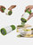 Stainless Steel Vegetable Grinder, Chopper Condiment Container, Manual Herb Mill And Shaker Mills Kitchen Parsley Spice Mincer