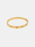 Stylish & Simple Love Bangle For Classy Feel Parties - Gold