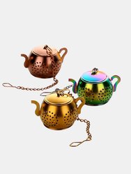 Tea Infuser For Loose Tea Stainless Steel Reusable Strainer Filters Ball For Tea Steeper Flavoring Spices Seasonings Bulk In 3 Sets