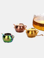 Tea Infuser For Loose Tea Stainless Steel Reusable Strainer Filters Ball For Tea Steeper Flavoring Spices Seasonings