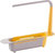 Telescopic Sink Storage Rack, Adjustable Length, Drain Basket Plastic And Sponge Holder With Dishcloth Hanger - Bulk 3 Sets