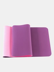 Thick Yoga Mat Fitness & Exercise Mat Easy to Carry, Chloride Free - Bulk 3 Sets