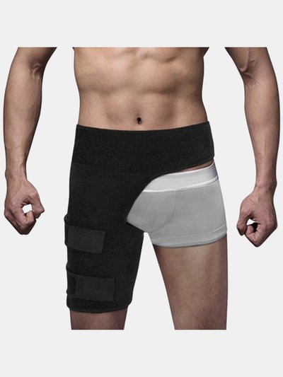 Vigor Thigh Compression Wrap, Adjustable Hip Joint Support Sciatic Nerve Brace For Pulled Groin Muscle Strain Sciatica product