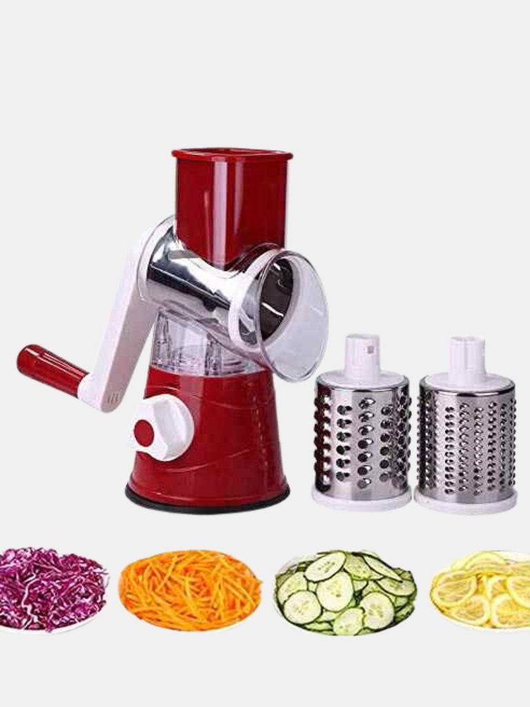 Tumbling Box Shredder Drum Multifunctional Fruit & Vegetable Cutter With Handle - Bulk 3 Sets