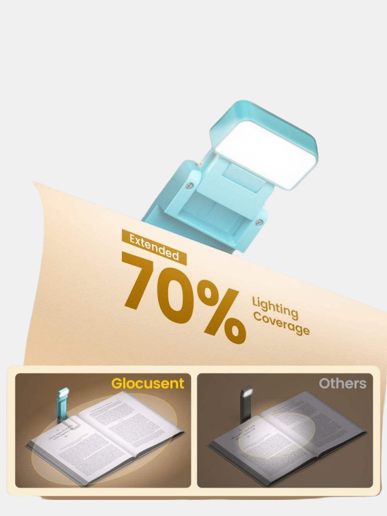 USB Rechargeable Book Light For Reading In Bed, Portable Clip-On Led Reading Light, 30/60-Min Timer - Black