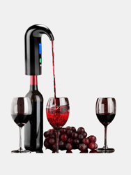 Wine Aerator Electric Wine Decanter One Touch Spout Pourer And wine preserver