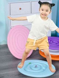 Wobble Balance Board For Kids Plastic Rocker Maze Board - Blue