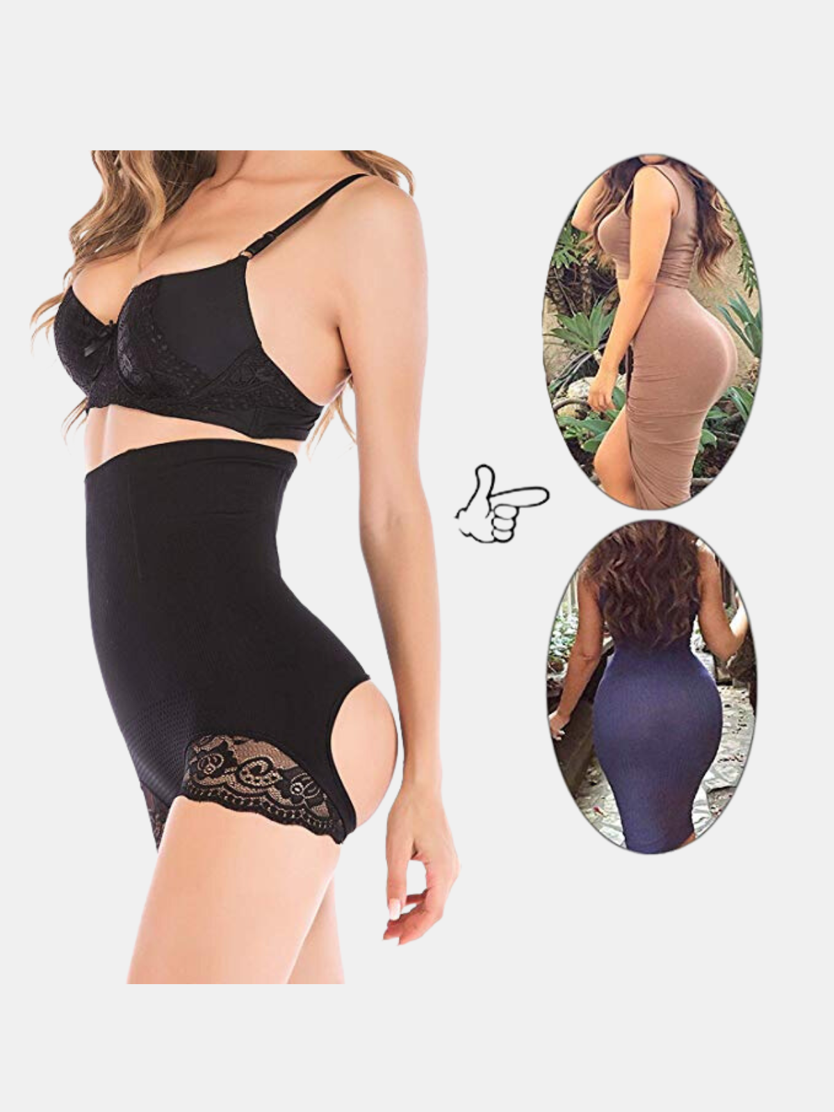 Vigor Women T-Back Butt Lifter Enhancer & Women Shapewear Open