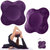 Yoga Knee Pad Cushion Extra Thick For Knees Elbows Wrist Hands Head Foam Pilates Kneeling Pad - 2 Pcs - Purple