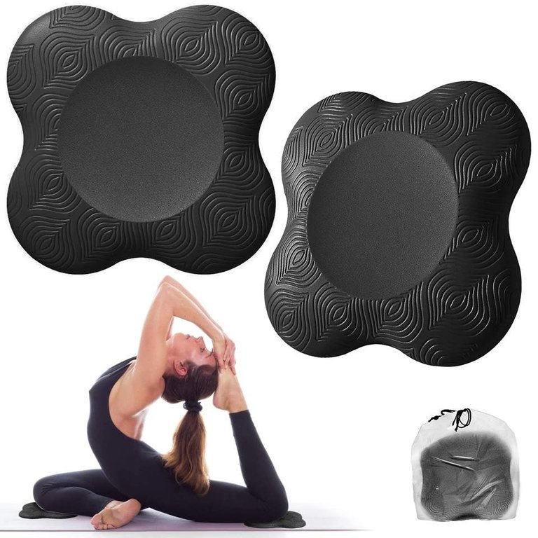 Vigor Gray Yoga Knee Pad Cushion Extra Thick For Knees Elbows