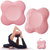 Yoga Knee Pad Cushion Extra Thick For Knees Elbows Wrist Hands Head Foam Pilates Kneeling Pad - 2 Pcs - Pink