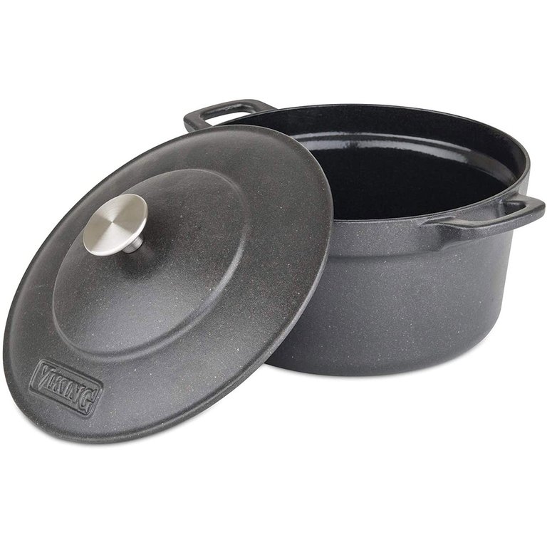 Cast Iron 5-Quart Dutch Oven - Black