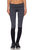 Comfort Fit Mid Rise Static Stripe Stirrup Leggings In Black - Black