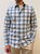 Atwater Plaid Button Up Shirt In Chambery - Chambery