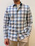 Atwater Plaid Button Up Shirt In Chambery - Chambery