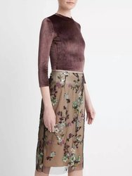 Begonia Sequin Skirt