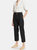 Belted Linen Pant  - Black