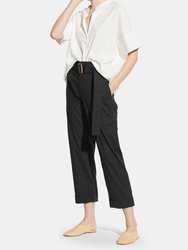 Belted Linen Pant 